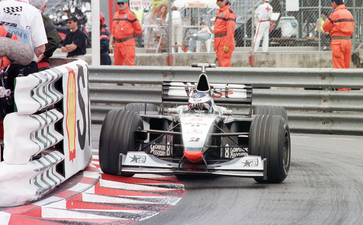 McLarenF1's tweet photo. Pushing the limit and skimming the Armco. Mika's exclusive new blog on 'Maxing out Monaco': http://t.co/ZW406Hs97P http://t.co/b5Xj5a63mt
