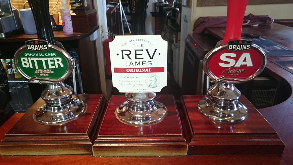 Westgatepub's tweet image. Look who's back!! We're now selling @brainsbrewery #revjames #newlook #prayersanswered  @TheRevTweets