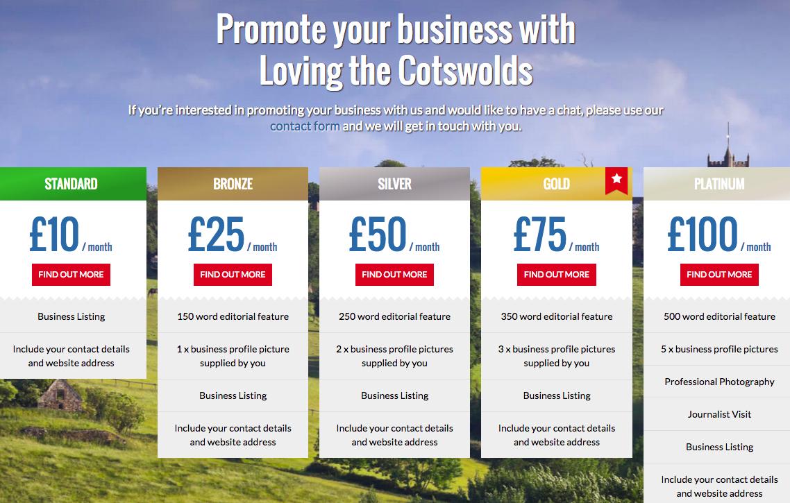 lovingcotswolds's tweet photo. Looking to promote your #Cotswolds business? We have packages to suit all budgets: http://t.co/YwYzbs0z4N  pls RT :) http://t.co/vXUnwpdAq7