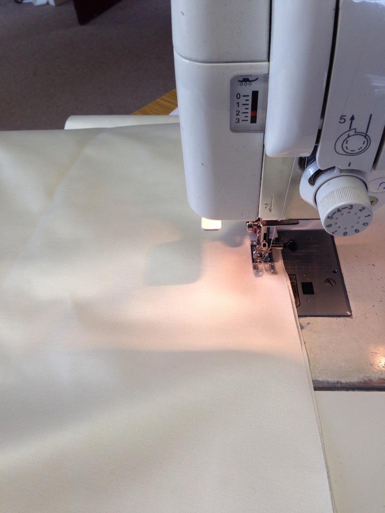 Bespokebysummer's tweet photo. Working with beautiful silk to create brides bespoke wedding dress #silksupremesatin #julybride http://t.co/o9mzWl9lsw