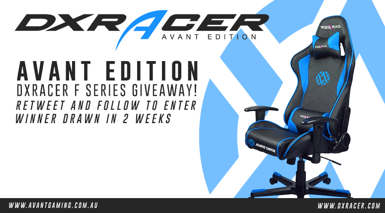 AvantGaming's tweet photo. Avant Gaming @DXRacerANZ Giveaway!! Winner drawn in a fortnight from now! T&amp;C: http://t.co/9COSLfR9vV http://t.co/owUh7l728Y
