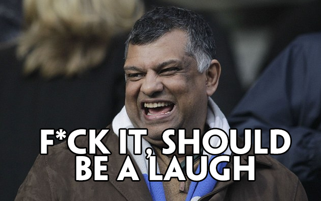 paddypower's tweet photo. QPR Chairman, Tony Fernandes, explains his decision to offer Chris Ramsey a three year deal as manager. http://t.co/jng7w5niOK