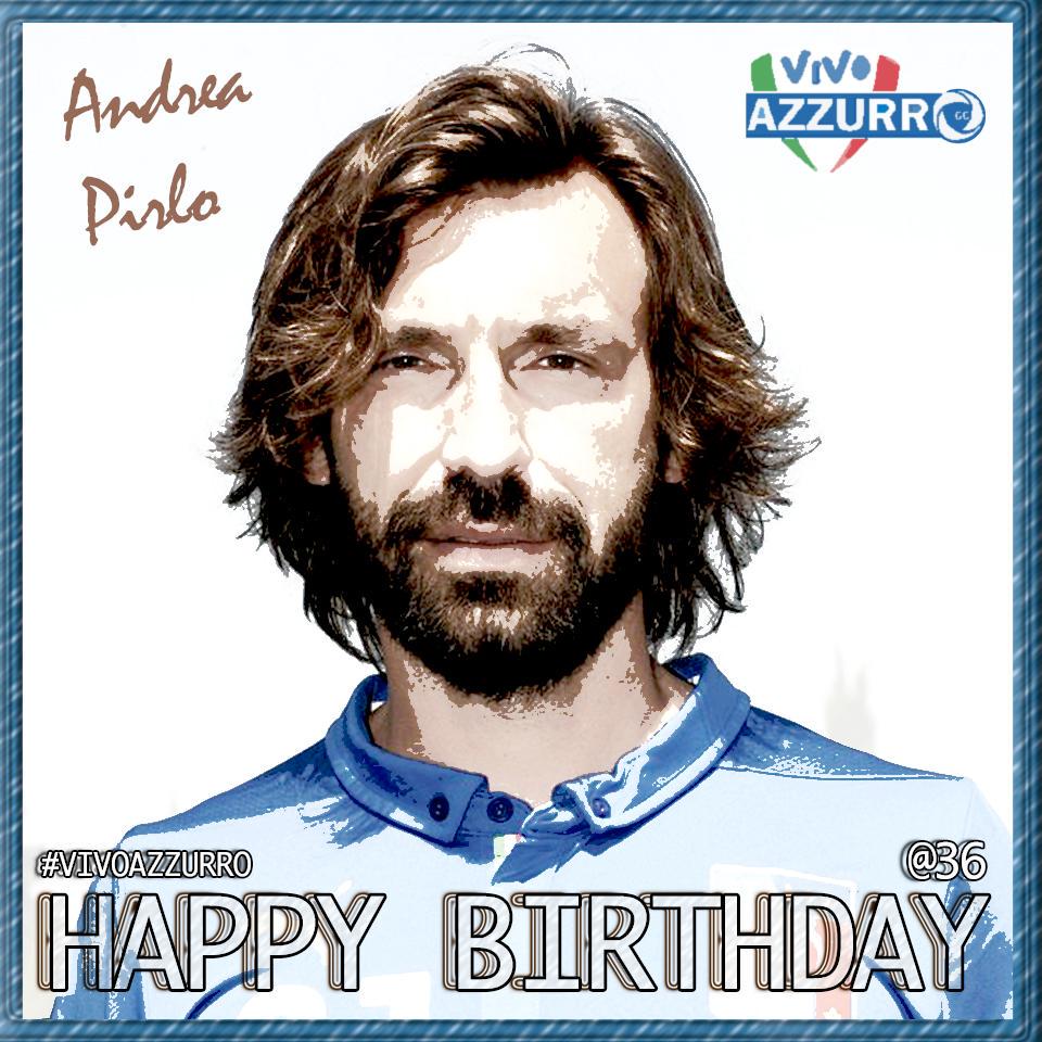  birthday to Andrea Pirlo, who turns 36 today!
-->  