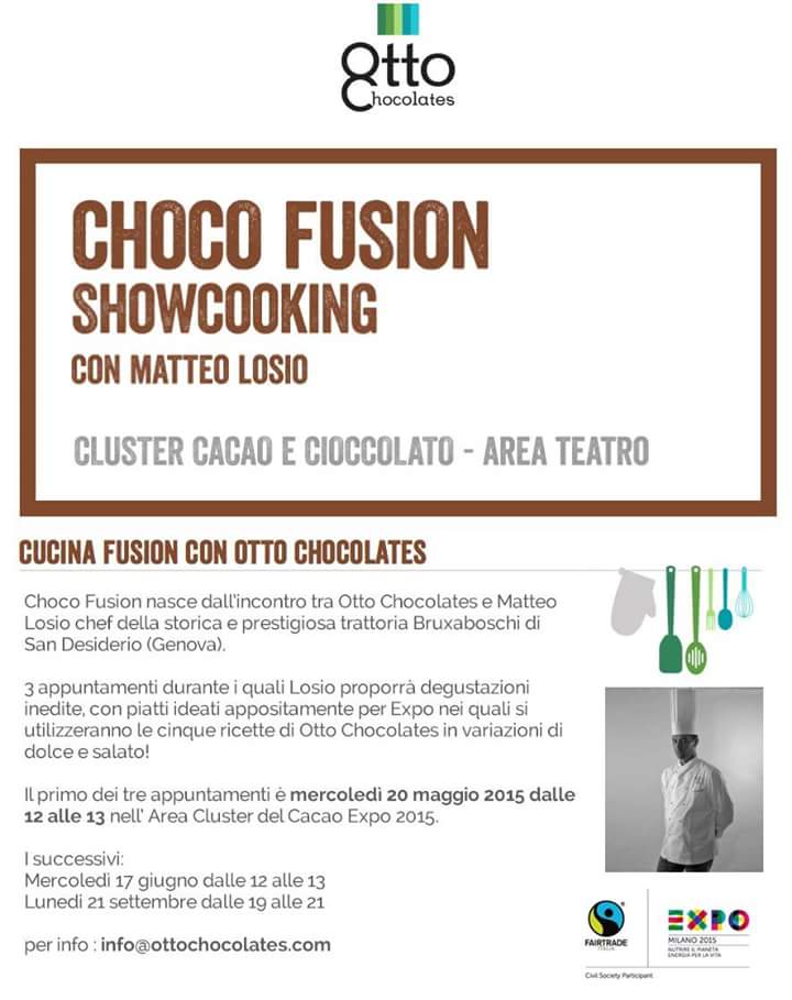OttoChocolates's tweet photo. Tomorrow #Expo2015 h.12.00 #cocoacluster #showcooking #chocofusion @Bruxaboschi @matteo_losio http://t.co/saIgs7jrkj
