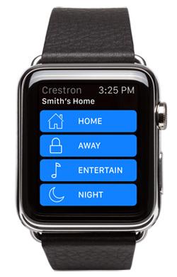 Crestron's tweet image. Crestron &amp;amp; Apple are the perfect pair!  The Crestron App for iPhone® Now Supports #AppleWatch bit.ly/1edfFra