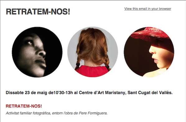 clicmefoto's tweet photo. Aquest dissabte estarem al Centre Can Maristany de Sant Cugat amb l'activitat "RETRATEM-NOS" Us hi esperem!!!!!! http://t.co/8zqwI4Fm6o