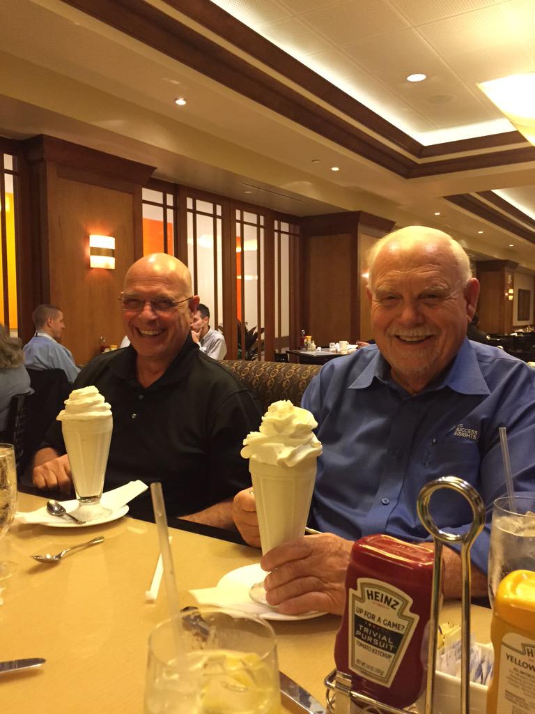 VBoett's tweet photo. After a hard day of work and nice reward! #ATD2015 http://t.co/RBp1GsenNy