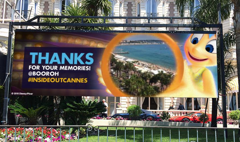 InsideOutCannes's tweet photo. Thanks for your memory @booroh you are on the #InsideOutCannes billboard! http://t.co/HJqBs26zqj