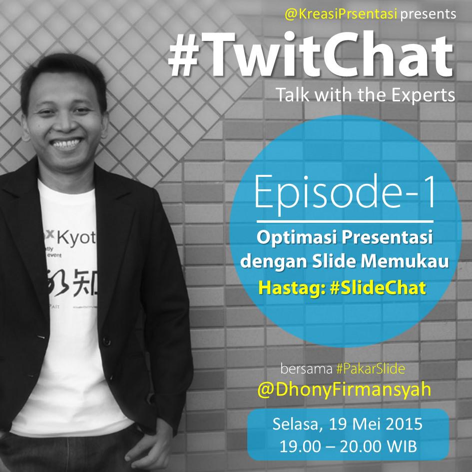 DhonyFirmansyah's tweet photo. 8 menit lagi... #TwitChat #SlideChat bareng sy dan @KreasiPrsentasi. http://t.co/tvKEFUVDnp