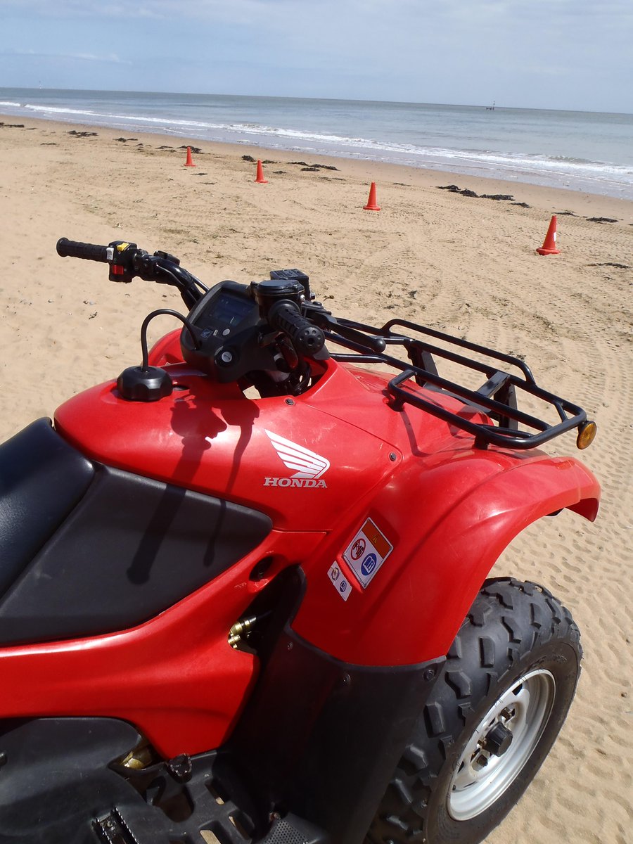 ThanetSwaleRNLI's tweet photo. #RNLI #ATV #training on #Ramsgate this week for the new operators. http://t.co/kaOFELdfXX