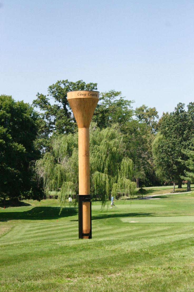 World's Largest Golf Tee, Casey, IL #golf