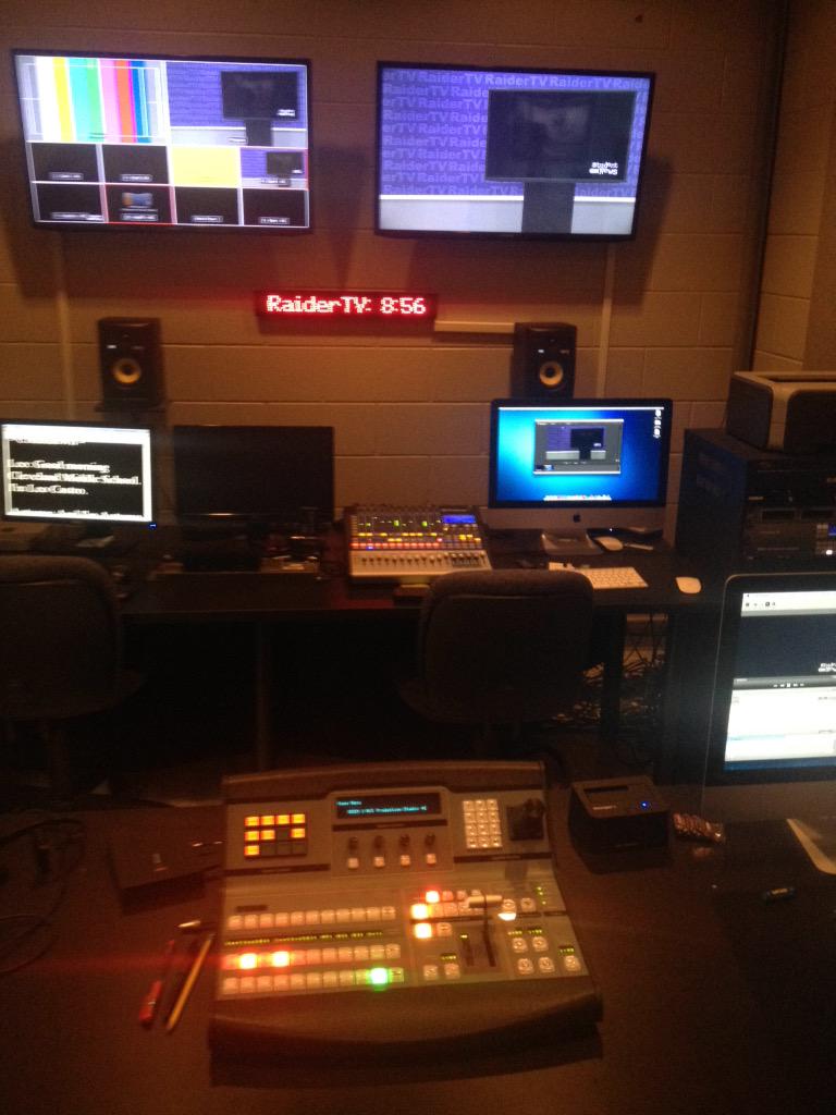 cmsraidertv's tweet photo. Tune in tomorrow for our final show of the year! 😢 #RaiderTV http://t.co/un3XrLtrTq