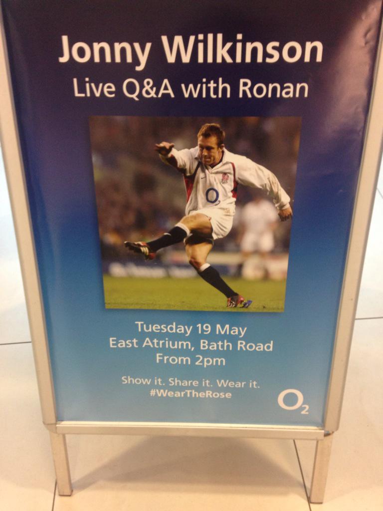 LfellowsUk's tweet image. Sporting legend in @O2 HQ today.... #WearTheRose #o2rugby