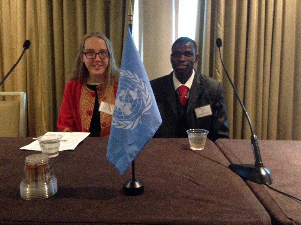 vanceoit's tweet image. Ruby and Dikirani, student ambassadors for #ZFEP2015 at the #SE4ALLForum