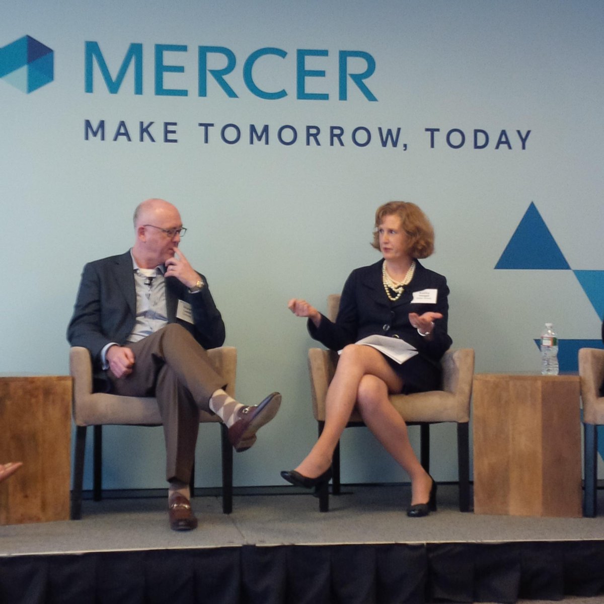 Barneylo's tweet photo. Kathy Horgan from State Street talking about engaging employees to tell stories - great idea #MercerInnovates http://t.co/5rVc6kHQ97
