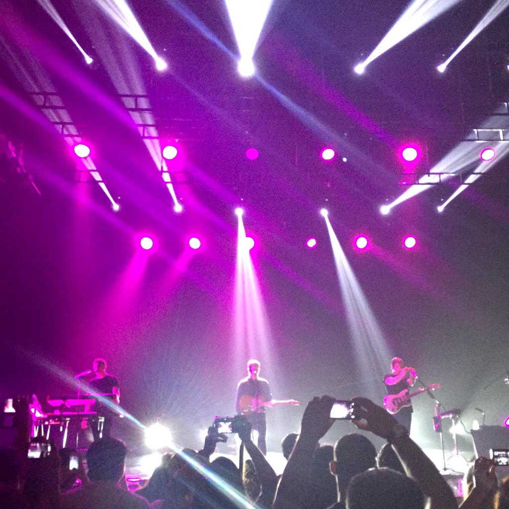 LiveSmart's tweet photo. English indie rock band @alt_j is bringing the house down at Solaire tonight! Brought to you by #SmartDeezer. http://t.co/Bz8QxntCWn