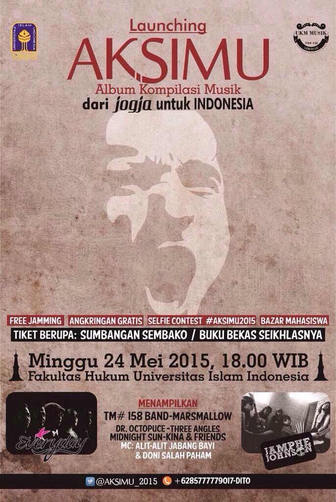 Let's headbang together at FH UII, May 24th, start from 6 pm! Mari merapat guys :D