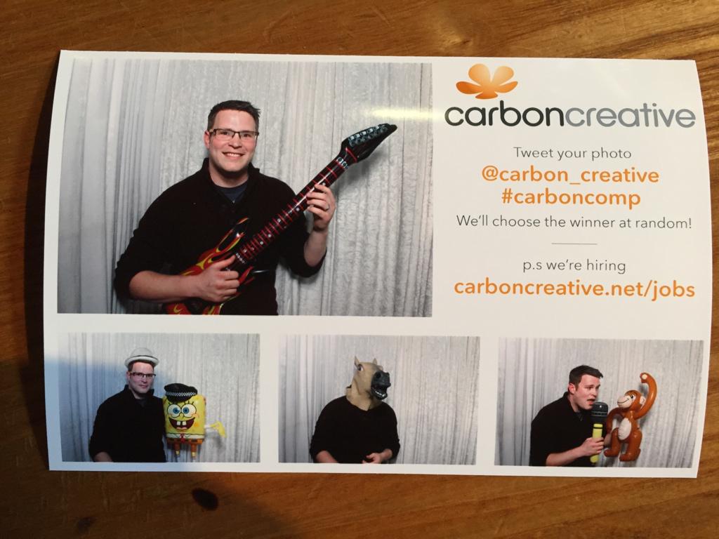 shaunbellis's tweet photo. I had a go in the @carbon_creative photo booth and enjoyed it @upfrontconf #carboncomp http://t.co/THNqgjnNva