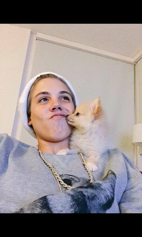 biebsespinosa's tweet photo. #RipWinnie one of the cuttest dog ever. so sad rn bc i can feel Carter's pain..stay strong @carterreynolds love u! http://t.co/Rp1ol3qbrJ