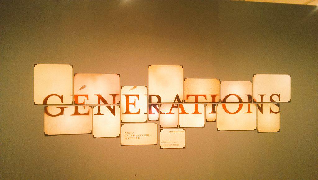 Don't miss this one! Generations: Annu Palakunnathu Matthew exhibition <a href="/ROMtoronto/">Royal Ontario Museum</a>