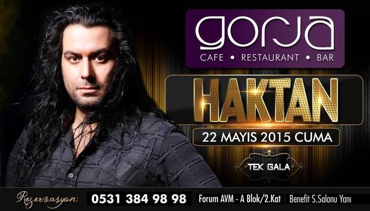 Haktan  22 Mayıs Cuma Gorja Cafe Bar'da
mersin.party/pW