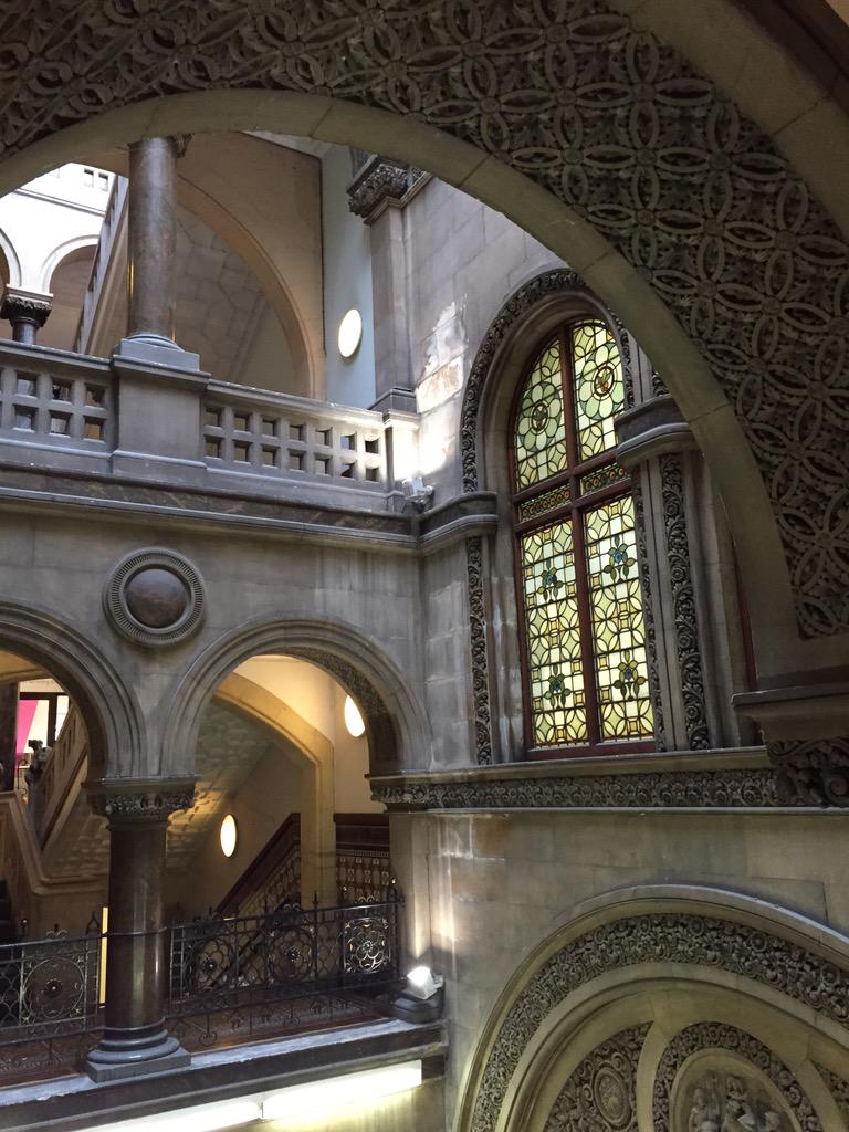 simonharr's tweet image. Sneak peak of @fourfiveLCA exhibition at Leeds central library, opening tomorrow. Massively proud of the students 👍🏻