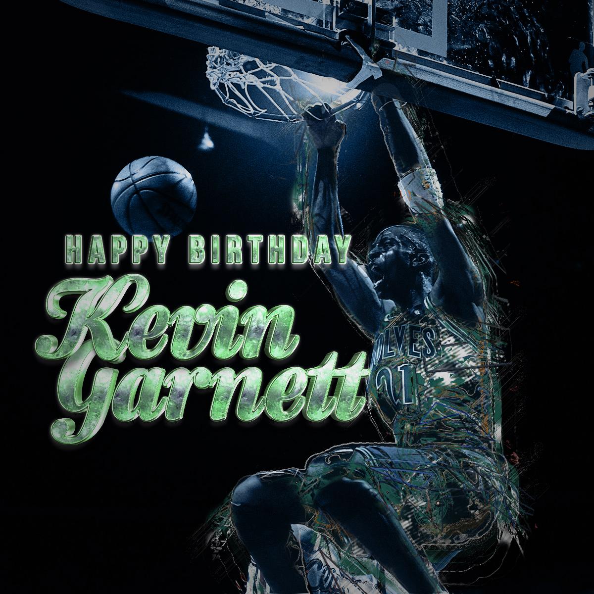 Happy Birthday to 15-time All-Star Kevin Garnett!  