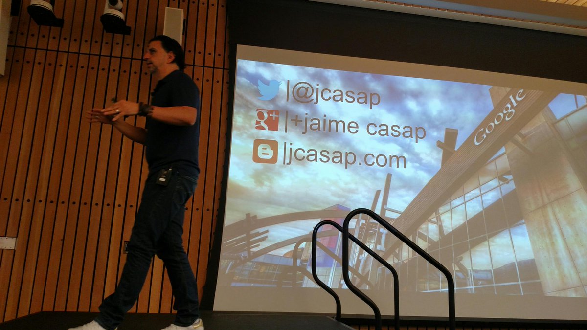 soul4real's tweet photo. Listening to @jcasap doing the keynote at #MTech15. http://t.co/U2d5g7xZ2J