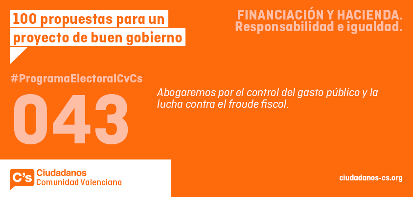 CsCValenciana's tweet photo. 100 Propuestas para un proyecto de buen gobierno #ProgramaElectoralCvCs @CsCValenciana @CarolinaPunset http://t.co/INJZ1oXceg
