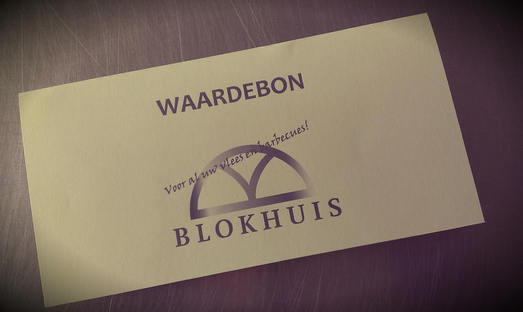 Op zoek naar een leuk kado? Geef een waardebon van Vleesboerderij Blokhuis! Je bepaalt zelf het bedrag!