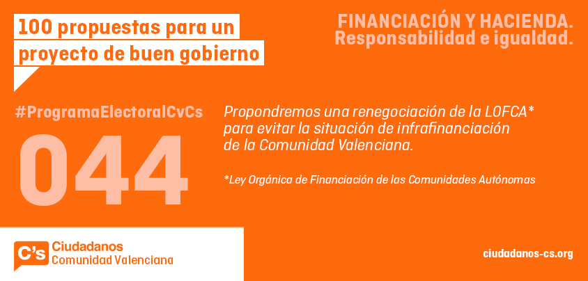 CsCValenciana's tweet photo. 100 Propuestas para un proyecto de buen gobierno #ProgramaElectoralCvCs @CsCValenciana @CarolinaPunset http://t.co/JeGOoE9jh1