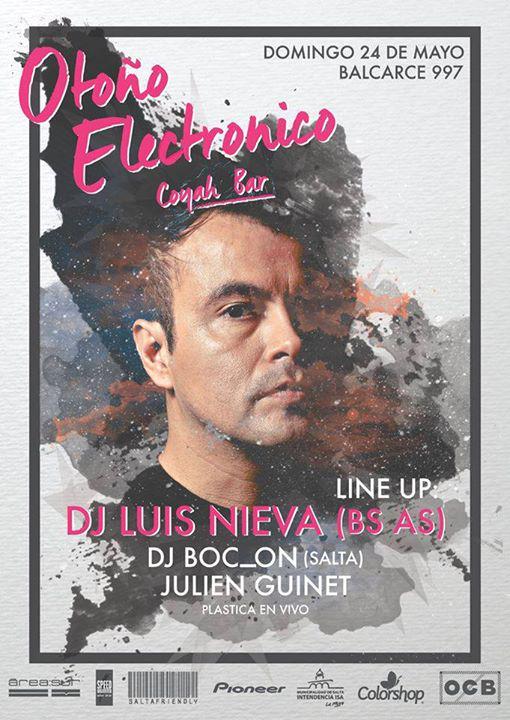SurfaceBookings's tweet photo. [AGENDA] @luisnieva en "Otoño Electrónico" el próximo 24 de MAY en #CoyahBar Salta. http://t.co/L0pdQquAmA