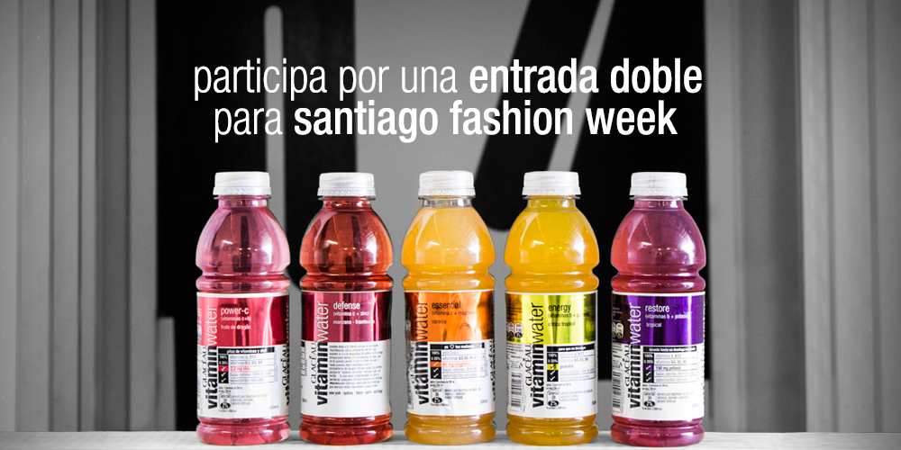 vitaminwater_cl's tweet photo. concurso flash: haz rt y participa para ir a stgo fashion week!!! la semana más importante de la moda en chile!!! http://t.co/0So5QV0rqB