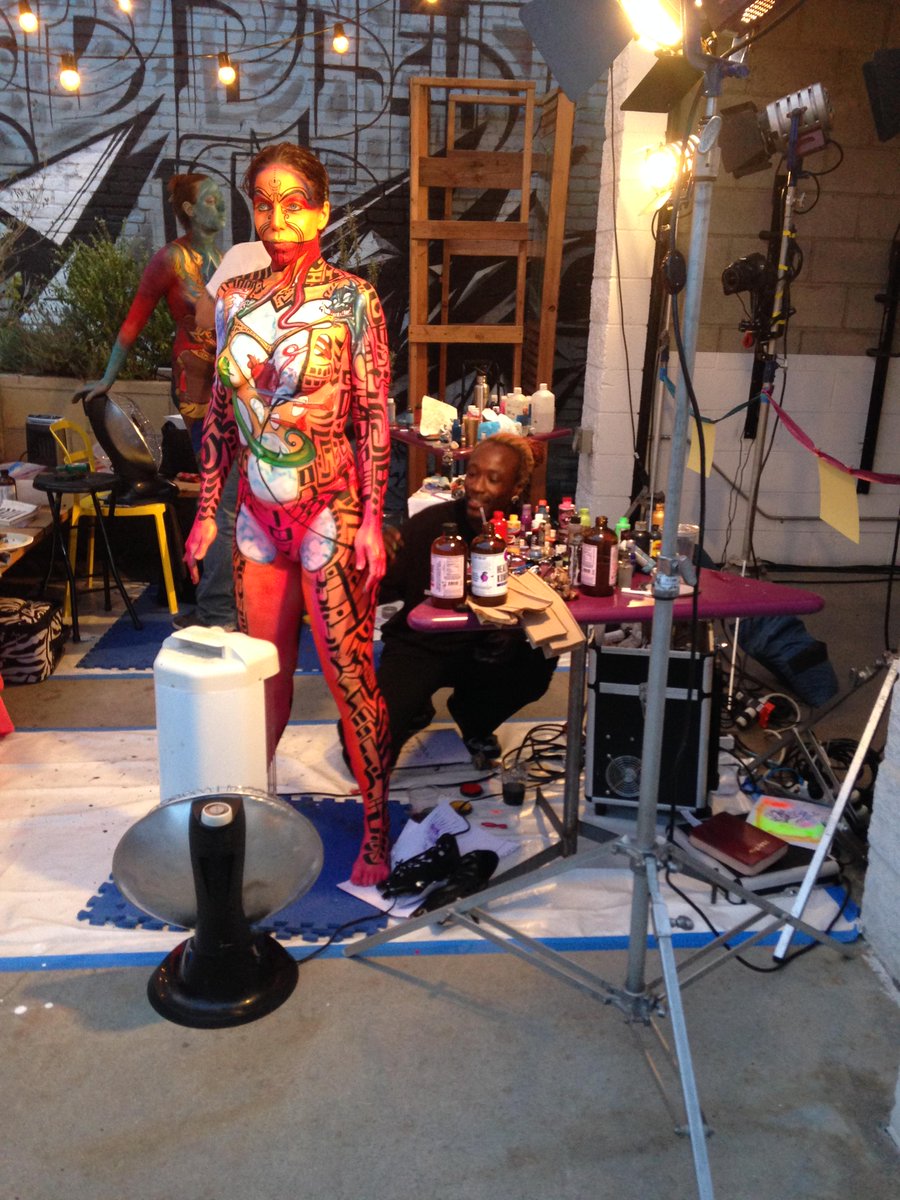 SkinWarsShow's tweet photo. This past weekend was the @BodyFineArt Competition. Avi, Cheryl Ann, Lana, &amp; Rio competed. Check out some of the art! http://t.co/uH1d7Bcpl8
