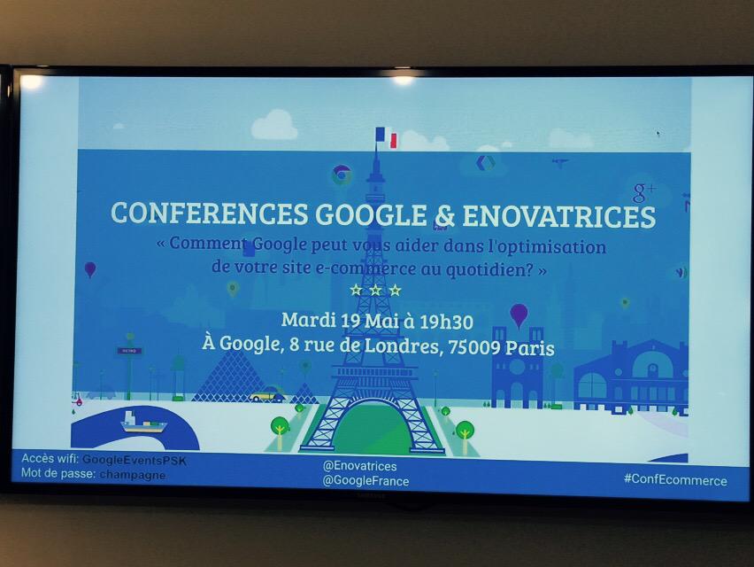 Reveability's tweet photo. Ce soir on est chez #Google avec les #enovatrices <3 http://t.co/Jqw86jRDSp