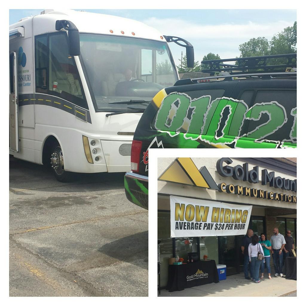 Q102Springfield's tweet photo. At Gold Mountain until 3! I have Rocklahoma and Craig Ferguson tix to give away! #q102springfield #careers http://t.co/Nf3X8etqL4