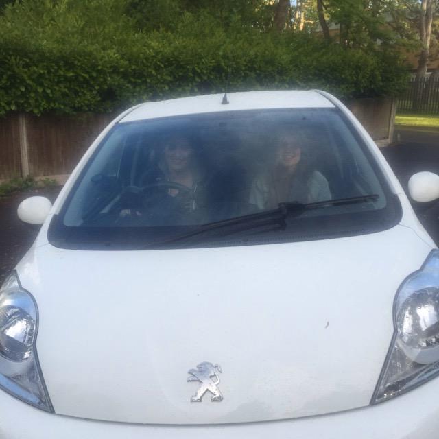 WendyJButcher's tweet photo. That scary feeling when your 2 most precious things in the world go out in the car together unsupervised #shepassed 😁 http://t.co/Z3KivV3qKe