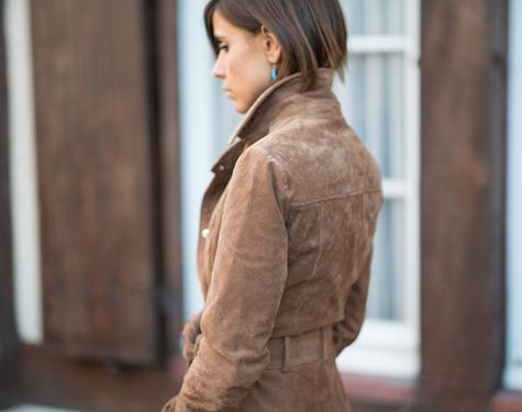 suede trench coat mango