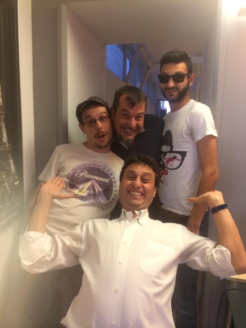 DAVIDPARENZO's tweet photo. I super montatori di @MatrixCanale5 al lavoro per pezzo impresentabili #attoII domani cooming soon http://t.co/6YdUZX1SZO