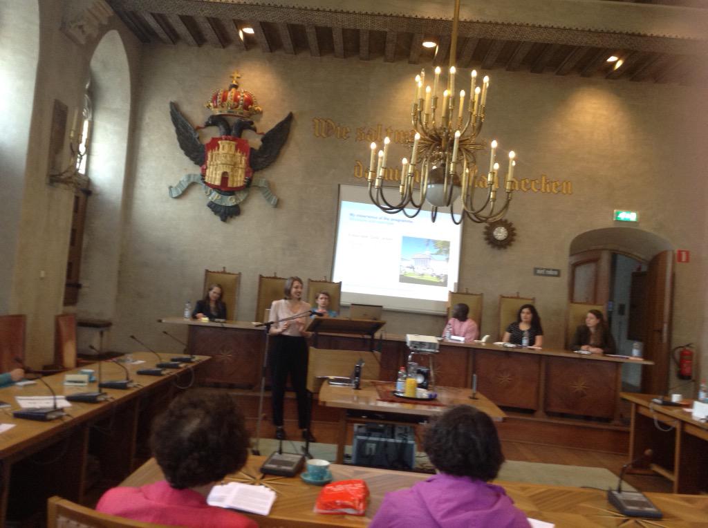 timb_m's tweet photo. So proud of our student @EmilyGrotto talking about the @UCLGlobCitProg #GoingGlocal http://t.co/E2ECE3j4vZ