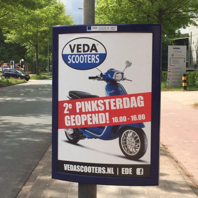 Inwoners van #gemeente #Ede kunnen niet meer om @vedascooters heen! Met dank aan @veconet