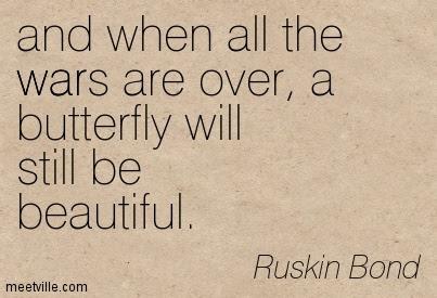 Happy birthday, Sir Ruskin Bond
A simple quote for the day by such a unique man 