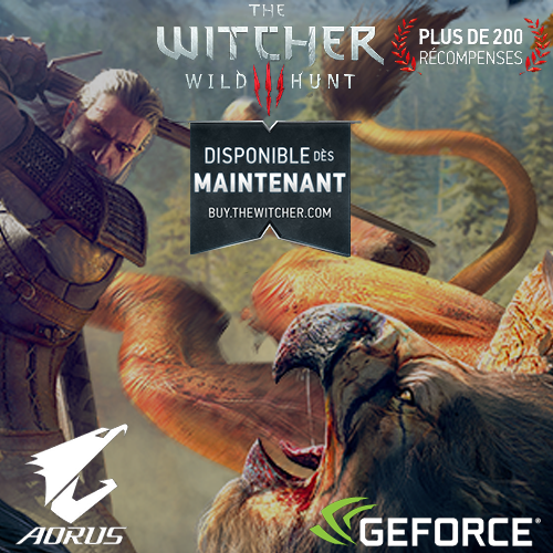 AORUS_France's tweet photo. #CONCOURS Follow + RT @AORUS_France pour tenter de gagner une clef PC #TheWitcher3 avec @NVIDIAGeForce ! http://t.co/1UsbnT8Bev