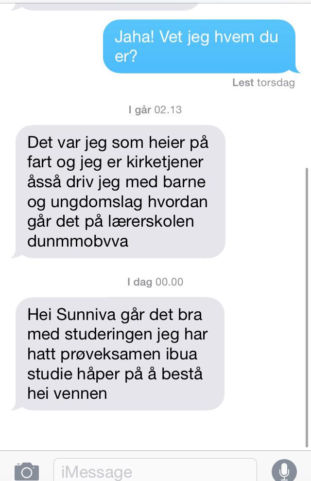 SWennersgaard's tweet photo. En som tydeligvis kjenner meg, men som jeg ikke har peiling på hvem er... #haternårdetskjer http://t.co/QxlHbSmTih