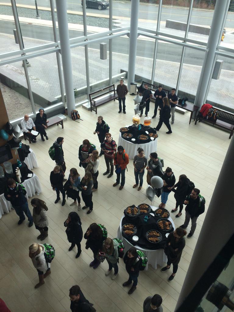 desmondwhalen's tweet photo. @yacancercanada #shaveforthebrave @MUNMed today. Great cause raising funds &amp;awareness. Stu, fac and staff on board! http://t.co/U5hYWgOBEM