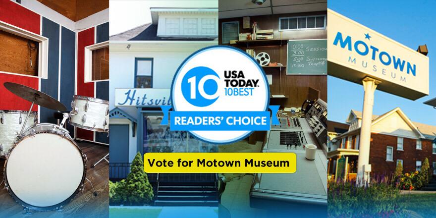 visitdetroit's tweet photo. It's time to vote for @Motown_Museum as the @USATODAY @10Best Musical Attraction: http://t.co/5rYY4SgYS2 http://t.co/jbExsyQsru