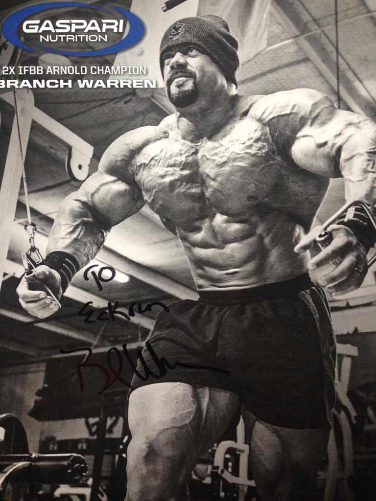 nice little autograph from <a href="/TheBranchWarren/">Branch Warren</a>