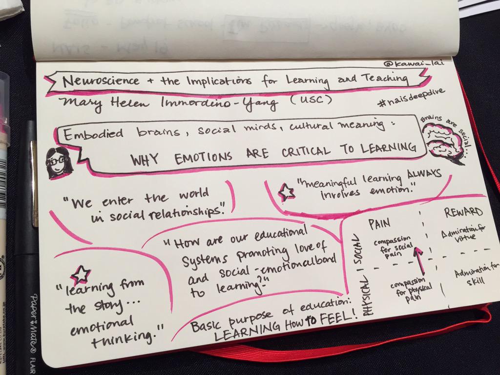 kawai_lai's tweet image. Meaningful learning ALWAYS involve emotions @NAISnetwork #naisdeepdive