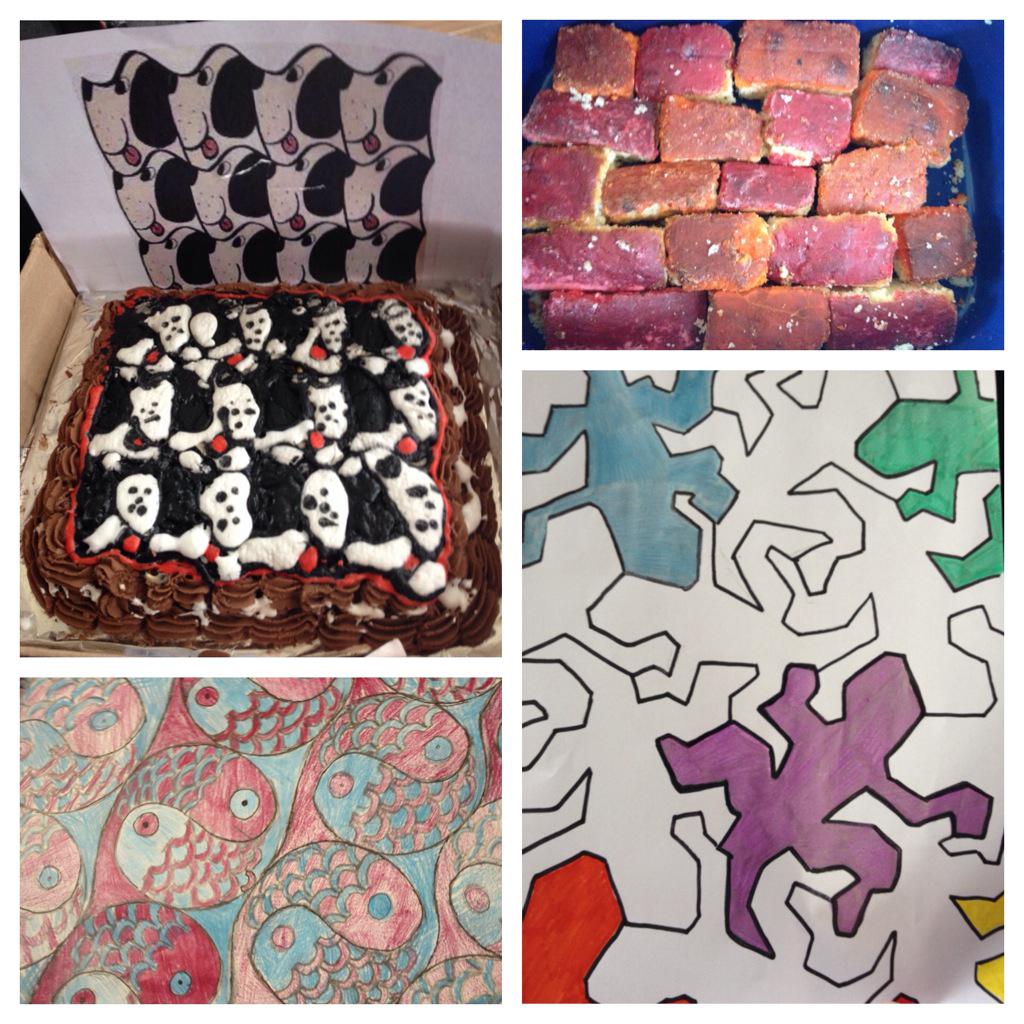 Amazing tessellations created by 7zF, including some made out of cake!  YUM!! <a href="/FlixtonGS/">Flixton Girls School</a>