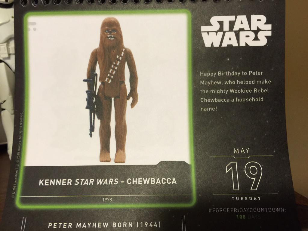   Happy Birthday Peter Mayhew 